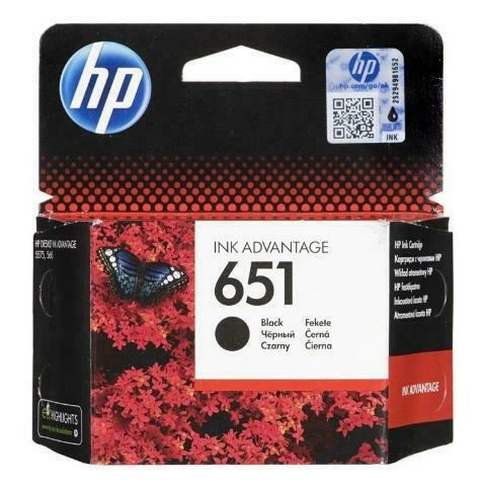 Inkjet HP Black C2P10AE No.651