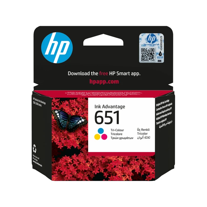 HP Inkjet No 651 Tri colour HEWLETT PACKARD