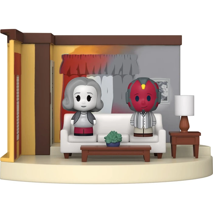 Funko Φιγούρες Βινυλίου Mini Moments Marvel Studios WandaVision 1960s Wanda και Vision Living Room Special Edition