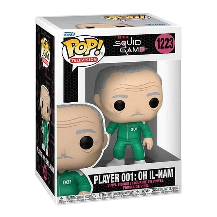Funko Pop Television Squid Game Player 001 Oh Il Nam 1223 Vinyl Figure