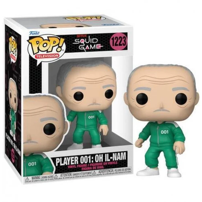 Funko Pop Television Squid Game Player 001 Oh Il Nam 1223 Vinyl Figure