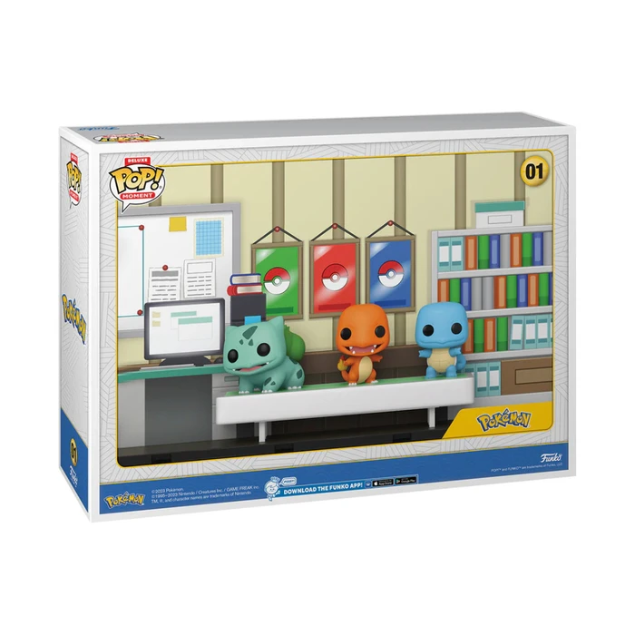 Funko Pop Deluxe Moment Pok?mon Starters Bulbasaur Charmander Squirtle Vinyl Figure