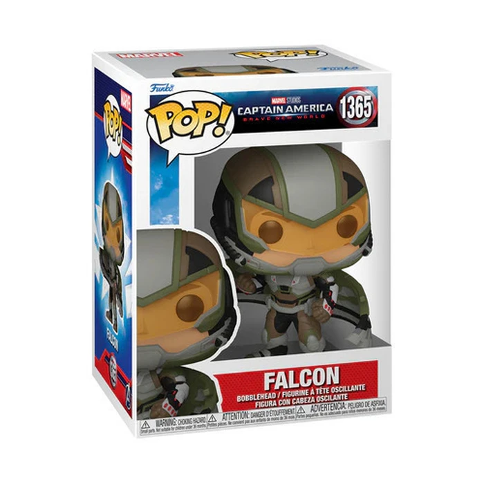 Funko Pop Marvel Captain America Brave New World Falcon Bobble Head Vinyl Figure