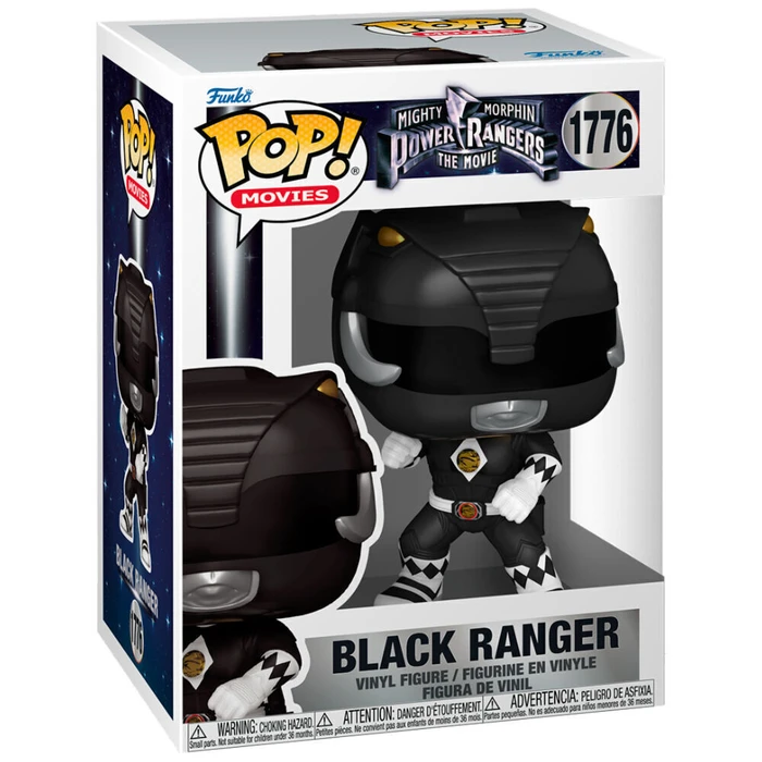 Funko Pop Movies Mighty Morphin Power Rangers The Movie Black Ranger 1776 Vinyl Figure
