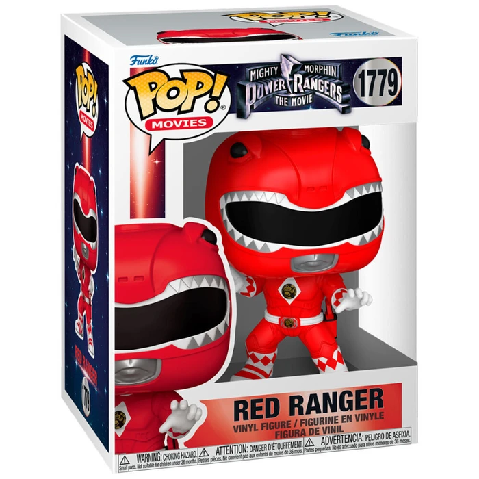 Funko Pop Ταινίες Mighty Morphin Power Rangers The Movie Red Ranger Vinyl Figure