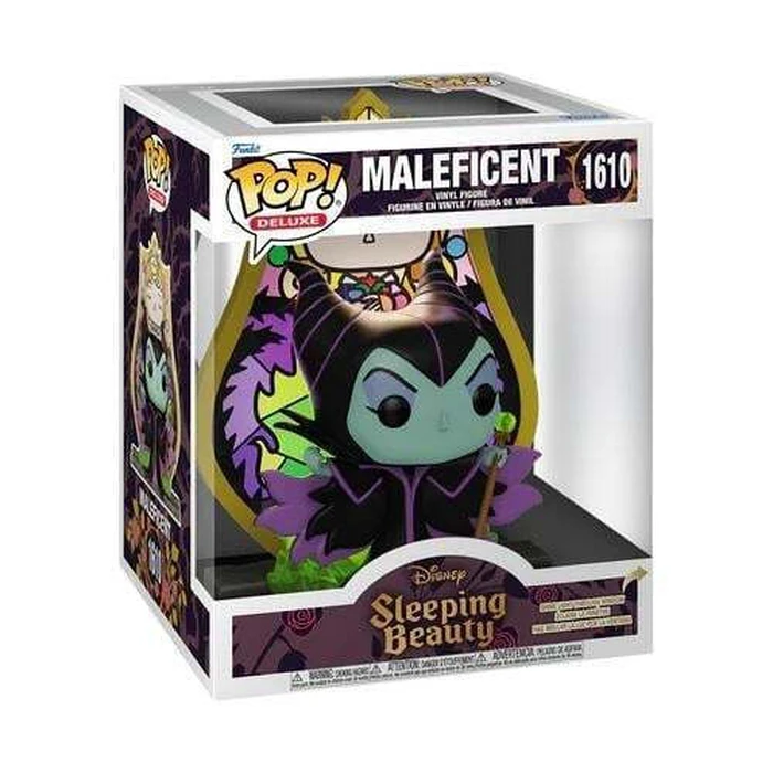 Funko Pop Deluxe Disney Sleeping Beauty Maleficent Stained Glass Vinyl Figure