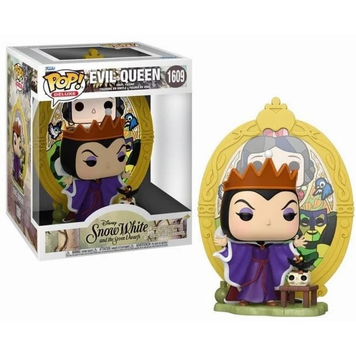 Funko Pop Deluxe Disney Snow White and The Seven Dwarfs Evil Queen Stained Glass Vinyl Figure