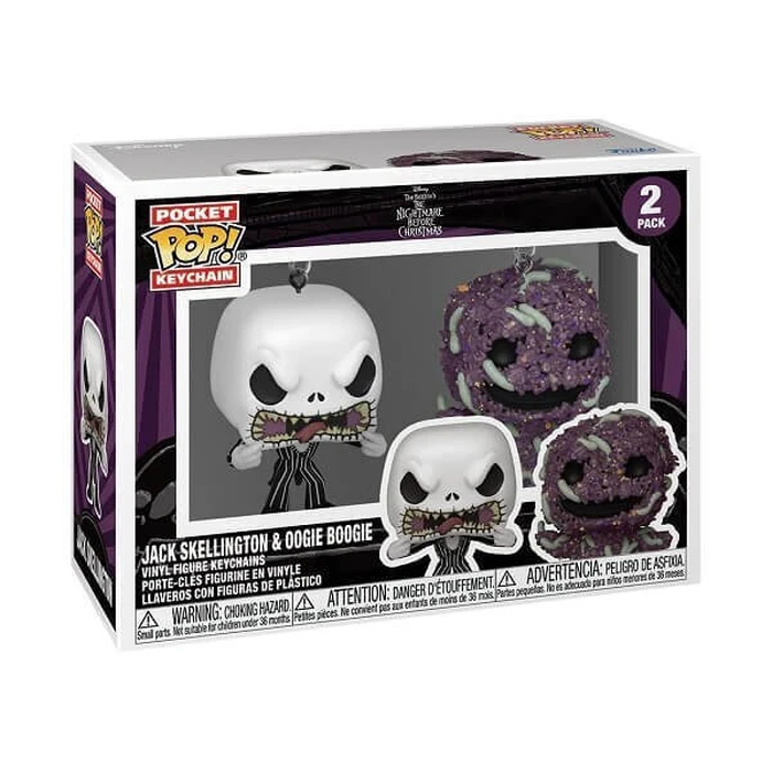 Funko Φιγούρα Κλειδοθήκη The Night Before Christmas Jack Skellington και Oogie Boogie