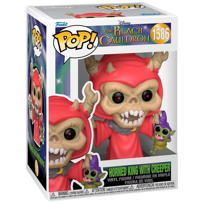 Funko Pop Disney The Black Cauldron Horned King with Creeper Vinyl Figure