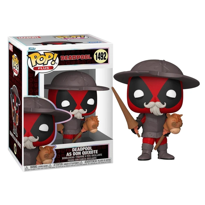 Funko Pop Plus Marvel Deadpool Deadpool as Don Quixote Figure Vinil Bobble Head