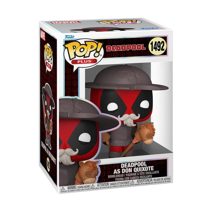 Funko Pop Plus Marvel Deadpool Deadpool as Don Quixote Figure Vinil Bobble Head