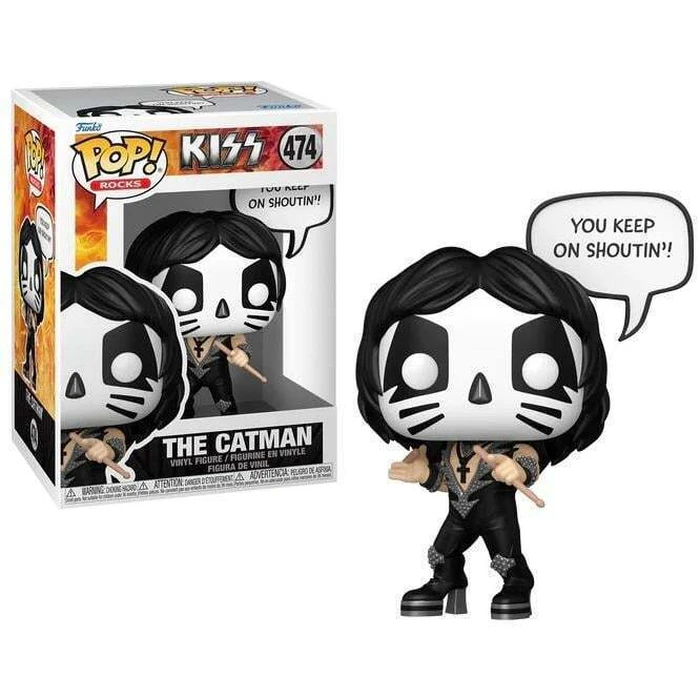 Funko Pop Rocks Kiss The Catman Vinyl Figure