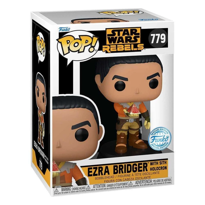 Funko Pop Star Wars Rebels Ezra με Sith Holocron Φιγούρα Βινυλίου Special Edition