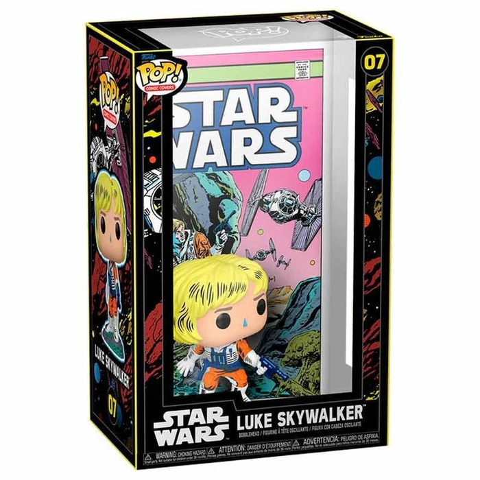 Funko Pop Comic Cover Disney Star Wars Luke Skywalker Bobble Head Vinyl Figure