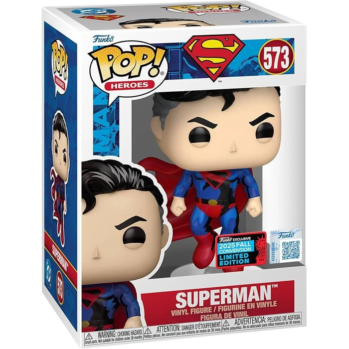Funko Pop Heroes DC Superman Convention Special Edition 573 Vinyl Figure