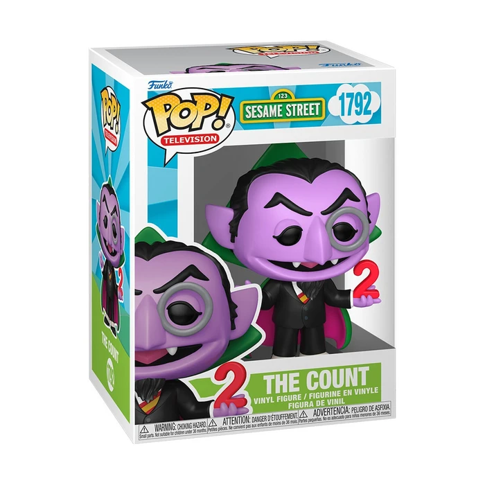 Funko Pop Television 123 Sesame Street The Count #1792 Vinyl Figure