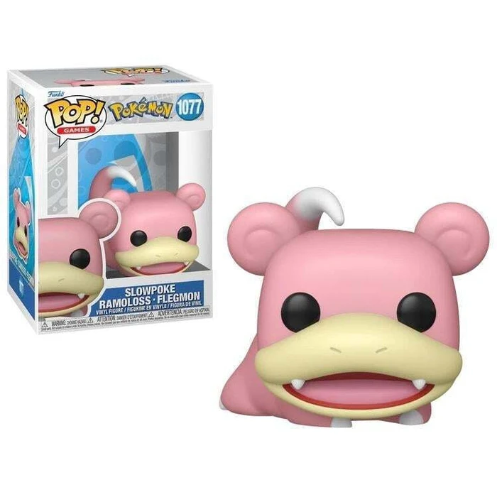 Funko Pop Games Pokemon Slowpoke Ramoloss Flegmon 1077 Vinyl Figure