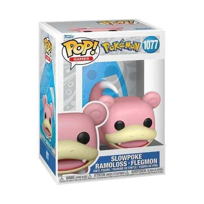 Funko Pop Games Pokemon Slowpoke Ramoloss Flegmon 1077 Vinyl Figure