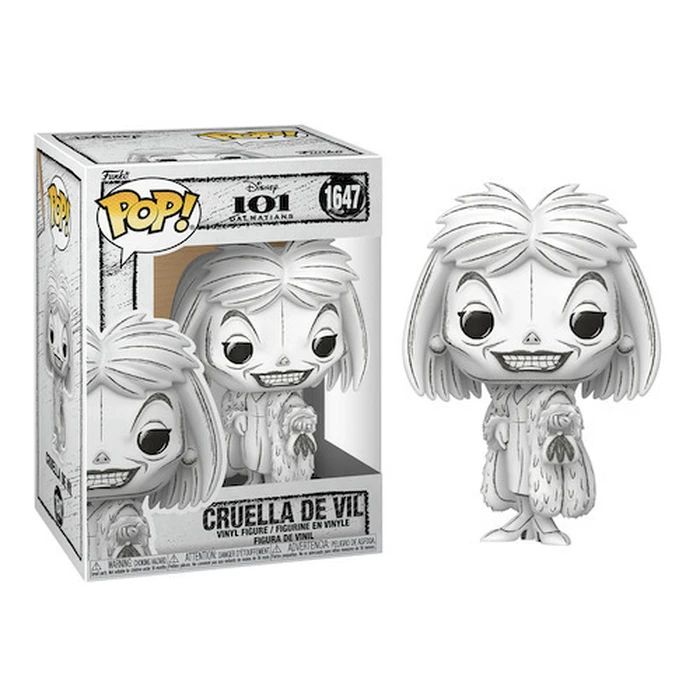 Funko Pop Disney 101 Dalmatians Cruella De Vil Sketched Vinyl Figure