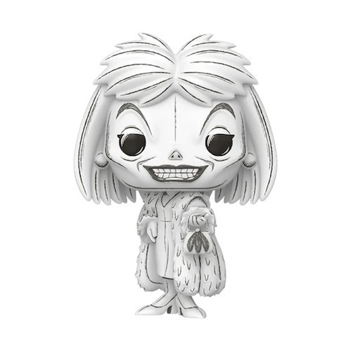 Funko Pop Disney 101 Dalmatians Cruella De Vil Sketched Vinyl Figure