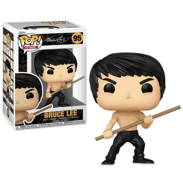 Funko Pop Icons Bruce Lee Bruce Lee με Bo Staff Vinyl Figure 95