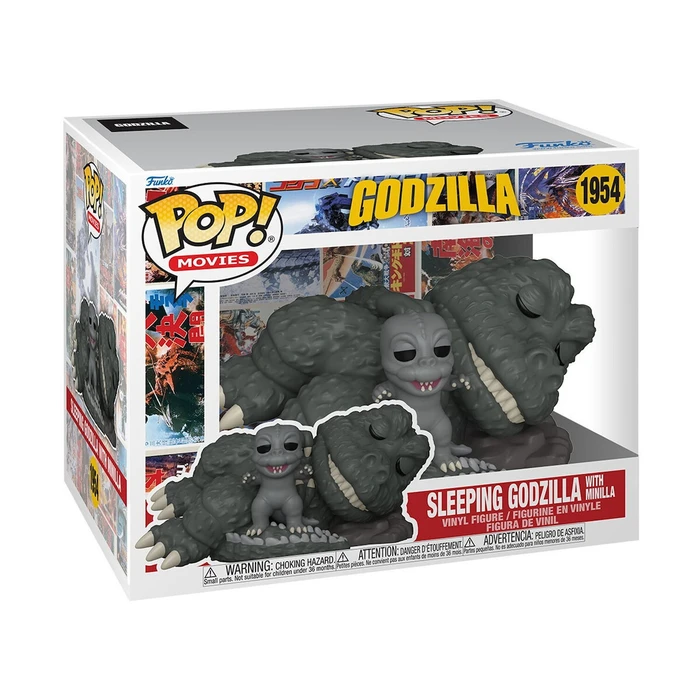 Funko Movies Super Sized Vinyl Figure Sleeping Godzilla with Minilla 1954 Brand Funko