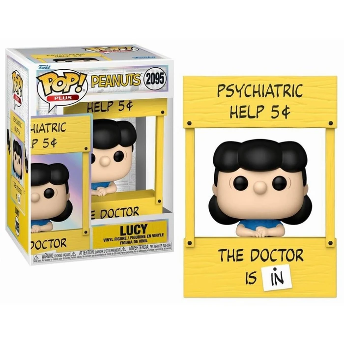 Funko Pop Plus Peanuts Lucy Psychiatric Booth Vinyl Figure