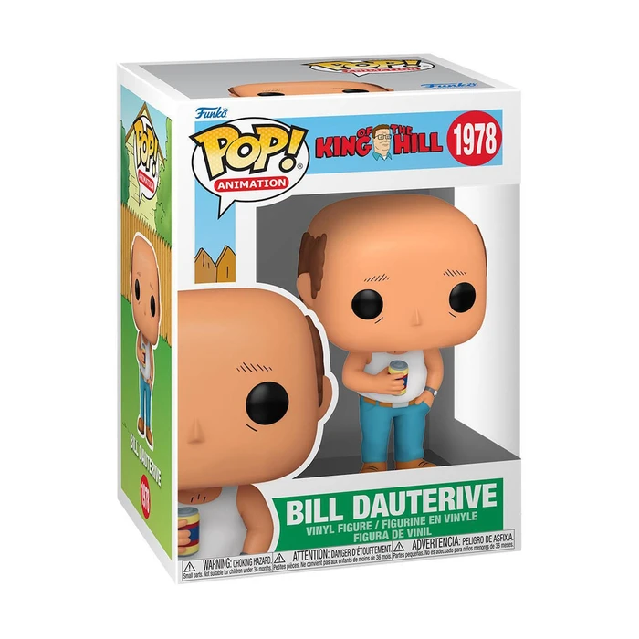 Funko Pop Animation King of the Hill Bill Dauterive Vinyl Figure