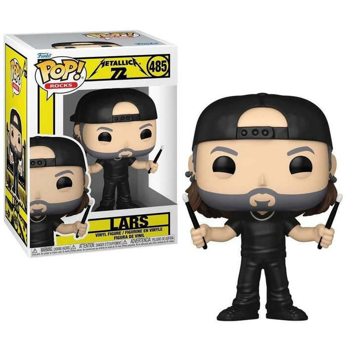 Funko Pop Rocks Metallica 72 Lars Vinyl Figure