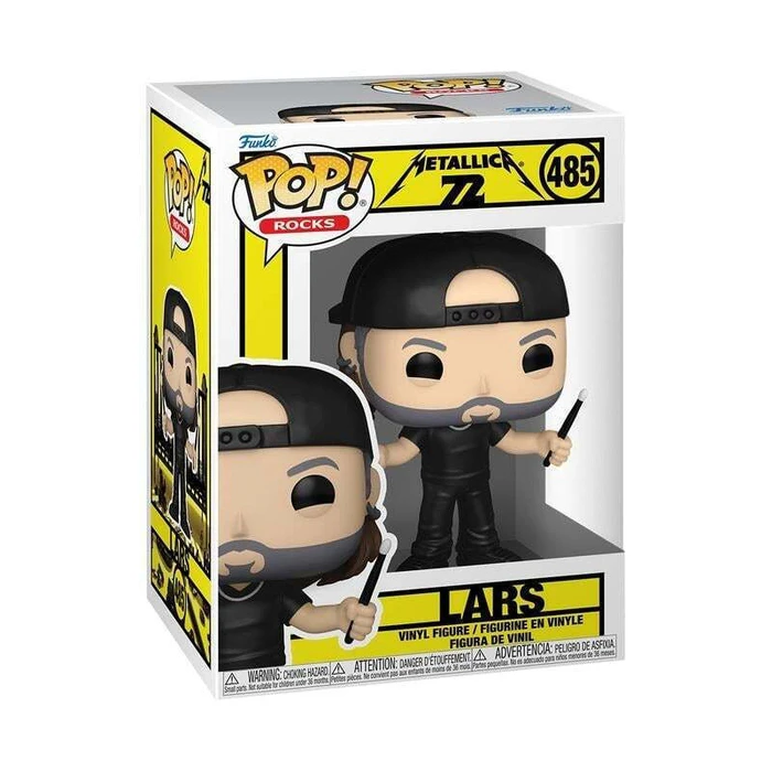 Funko Pop Rocks Metallica 72 Lars Vinyl Figure