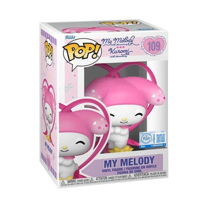 Funko Pop Sanrio Hello Kitty 50th Ann Kuromi 20th Ann My Melody with Ribbon Special Edition 109 Βινυλίου Φιγούρα