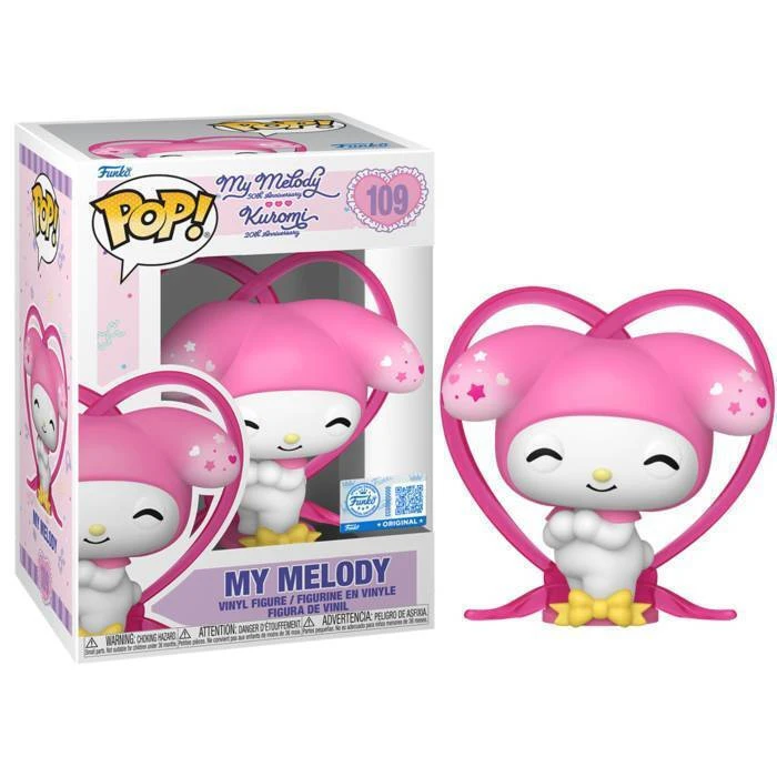 Funko Pop Sanrio Hello Kitty 50th Ann Kuromi 20th Ann My Melody with Ribbon Special Edition 109 Βινυλίου Φιγούρα