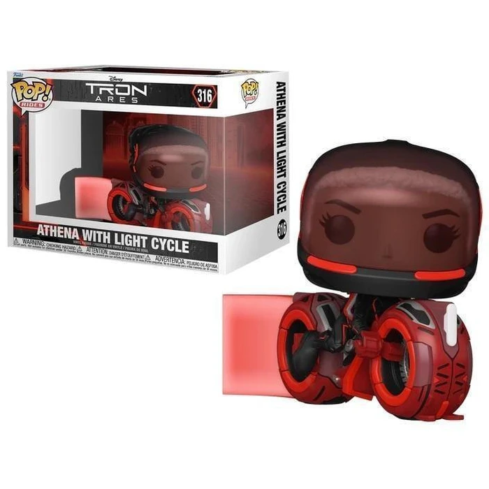 Funko Pop Rides Disney Tron Ares Athena με Light Cycle