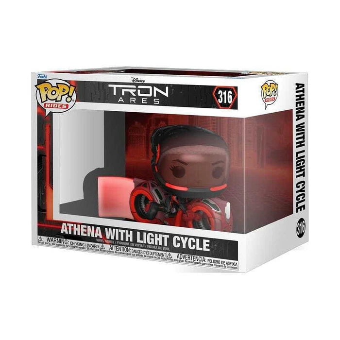 Funko Pop Rides Disney Tron Ares Athena με Light Cycle