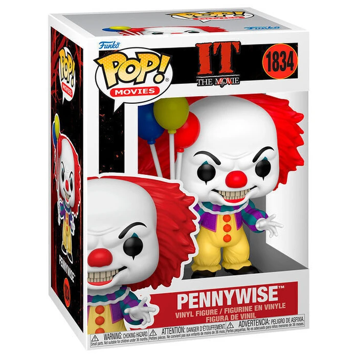 Funko Φιγούρα Βινυλίου Movies IT The Movie Pennywise 1990 #1834
