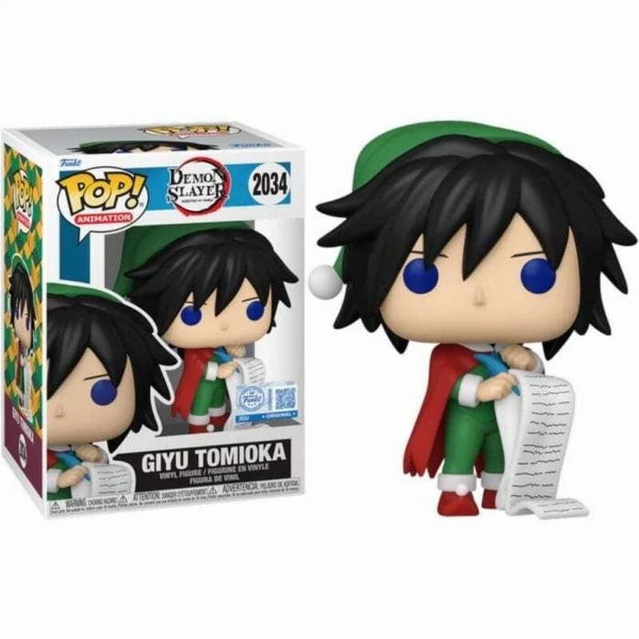 Funko Pop Animation Demon Slayer Giyu Tomioka Holiday Special Edition Vinyl Figure