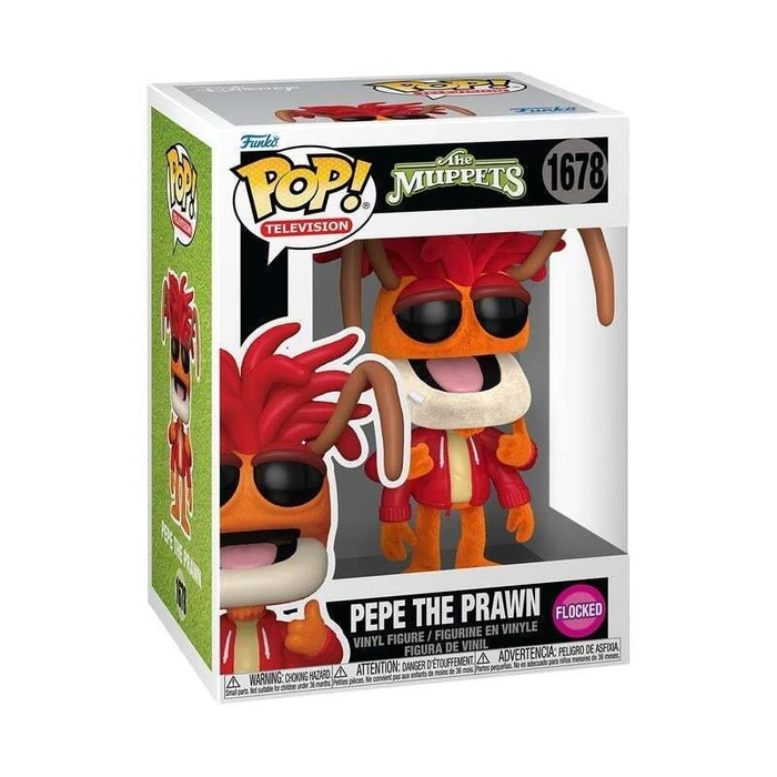 Funko Pop Television The Muppets Pepe the Prawn Flocked Vinyl Figure