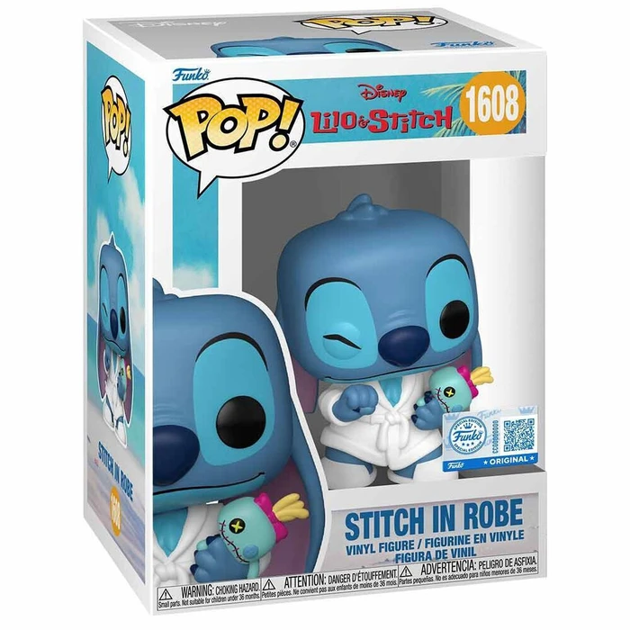 Funko Pop Disney Vinyl Figure Stitch in Robe Special Edition 1608