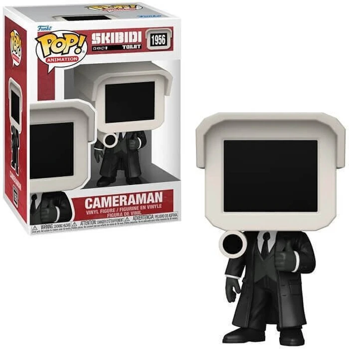 Funko Pop Animation Skibidi Toilet Cameraman 1956 Vinyl Figure