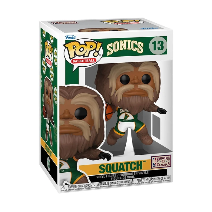 Basketball Mascots Funko Pop Sonics Squatch 13 Vinyl Figure
