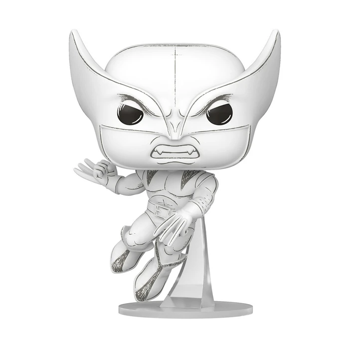Funko Pop Marvel Wolverine Sketched Bobble Head Vinyl Figure 1573
