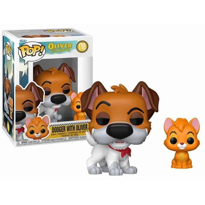 Funko Pop! Movies: Disney - Dodger With Oliver #1705 Special Edition (MPN 90329)