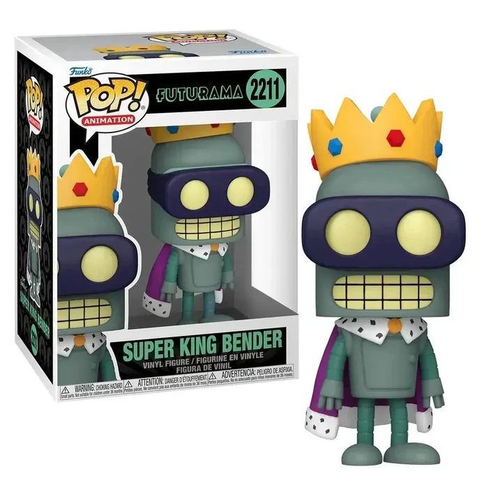 Funko Pop! Animation: Futurama - Super King Bender #2211 Vinyl Figure