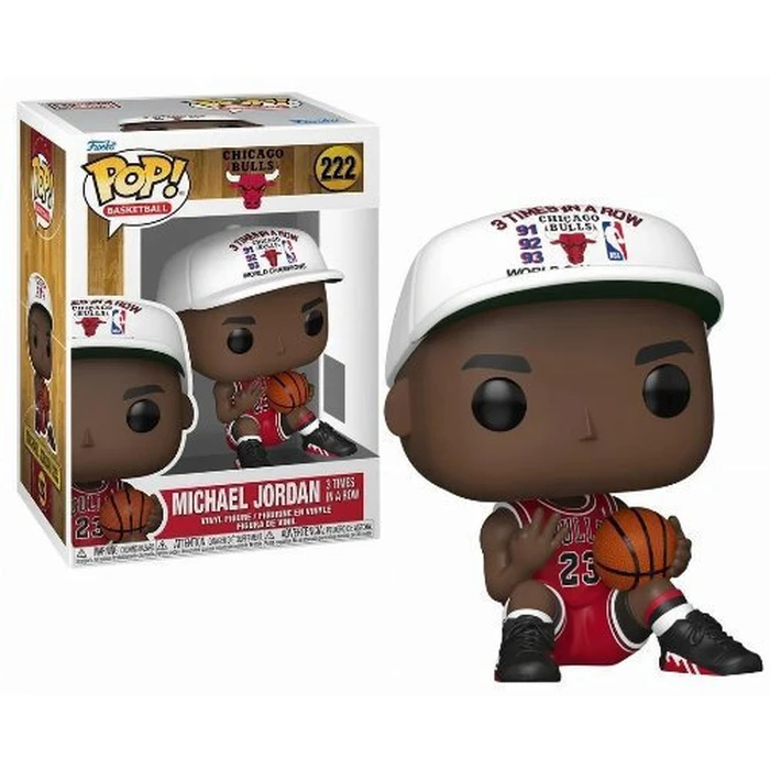 Funko Pop Basketball Chicago Bulls Michael Jordan 3 Times in A Row Vinyl Figure