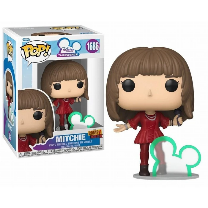 Action Figure Funko Pop Disney Channel Throwback Camp Rock Mitchie with Disney Icon 1686