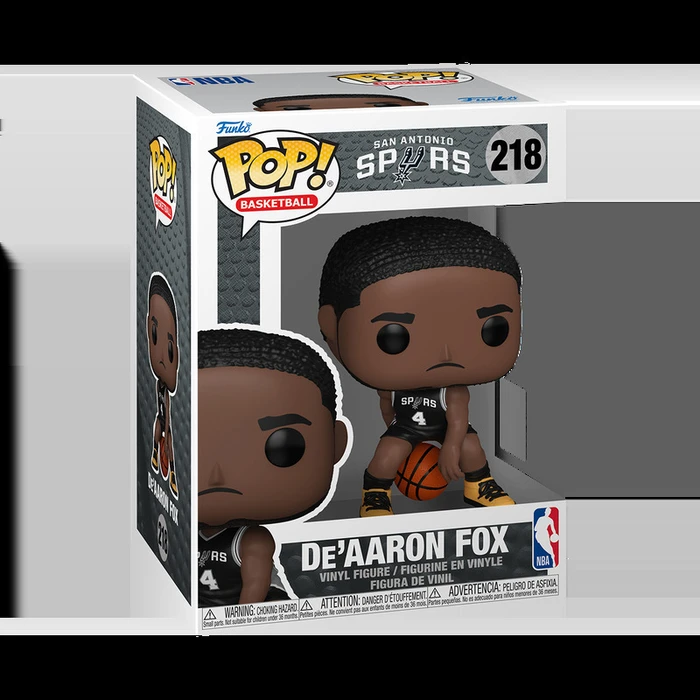 Funko Pop Basketball San Antonio Spurs De Aaron Fox Vinyl Figure