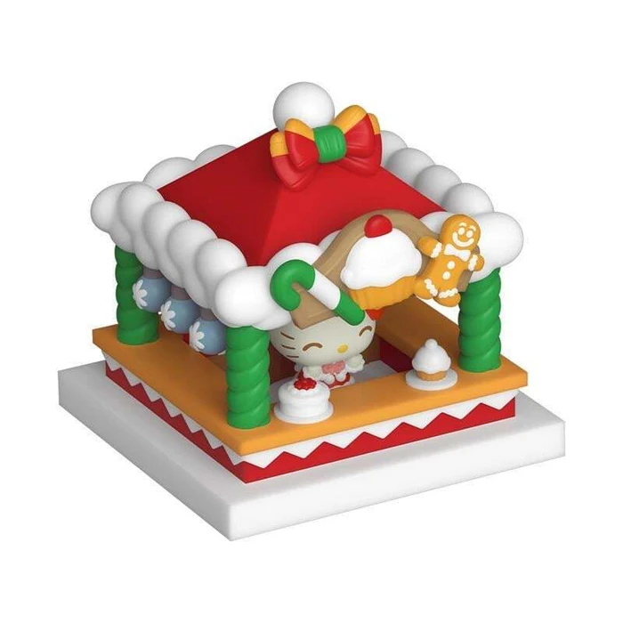 Funko Bitty Pop! Towns: Hello Kitty & Merry Market (Εορταστικό) - Vinyl φιγούρες, Σετ 2 τεμαχίων
