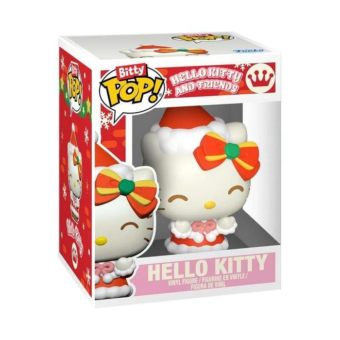 Funko Bitty Pop! Towns: Hello Kitty & Merry Market (Εορταστικό) - Vinyl φιγούρες, Σετ 2 τεμαχίων