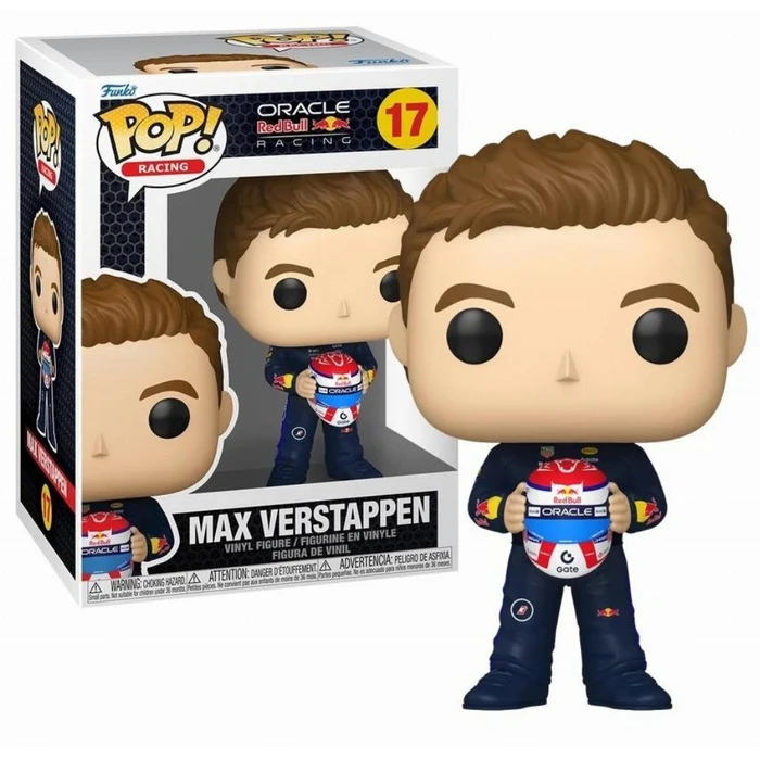 Funko Pop! Racing: Oracle Red Bull - Max Verstappen (Holding Helmet) #17 Vinyl Figure