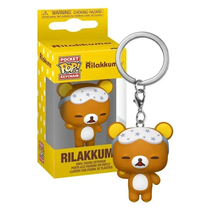 Funko Pocket Pop!: Rilakkuma - Rilakkuma (Sleepy) Vinyl Figure Keychain